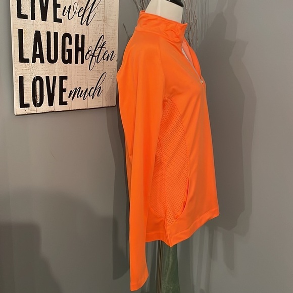 Slazenger bright orange pull over jacket - Picture 3 of 6